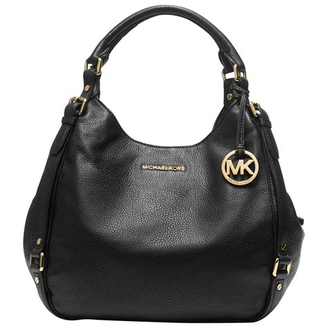 michael kors black leather tote bag uk|Michael Kors large black tote.